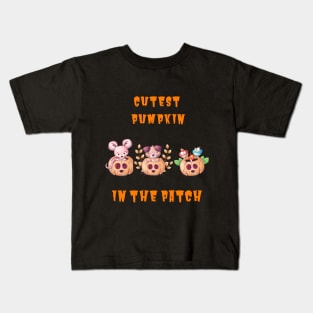 Cutest Pumpkin In The Patch Kids T-Shirt